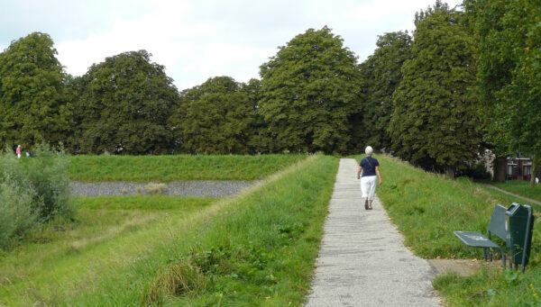 Gorinchem - wandelen over de wal
